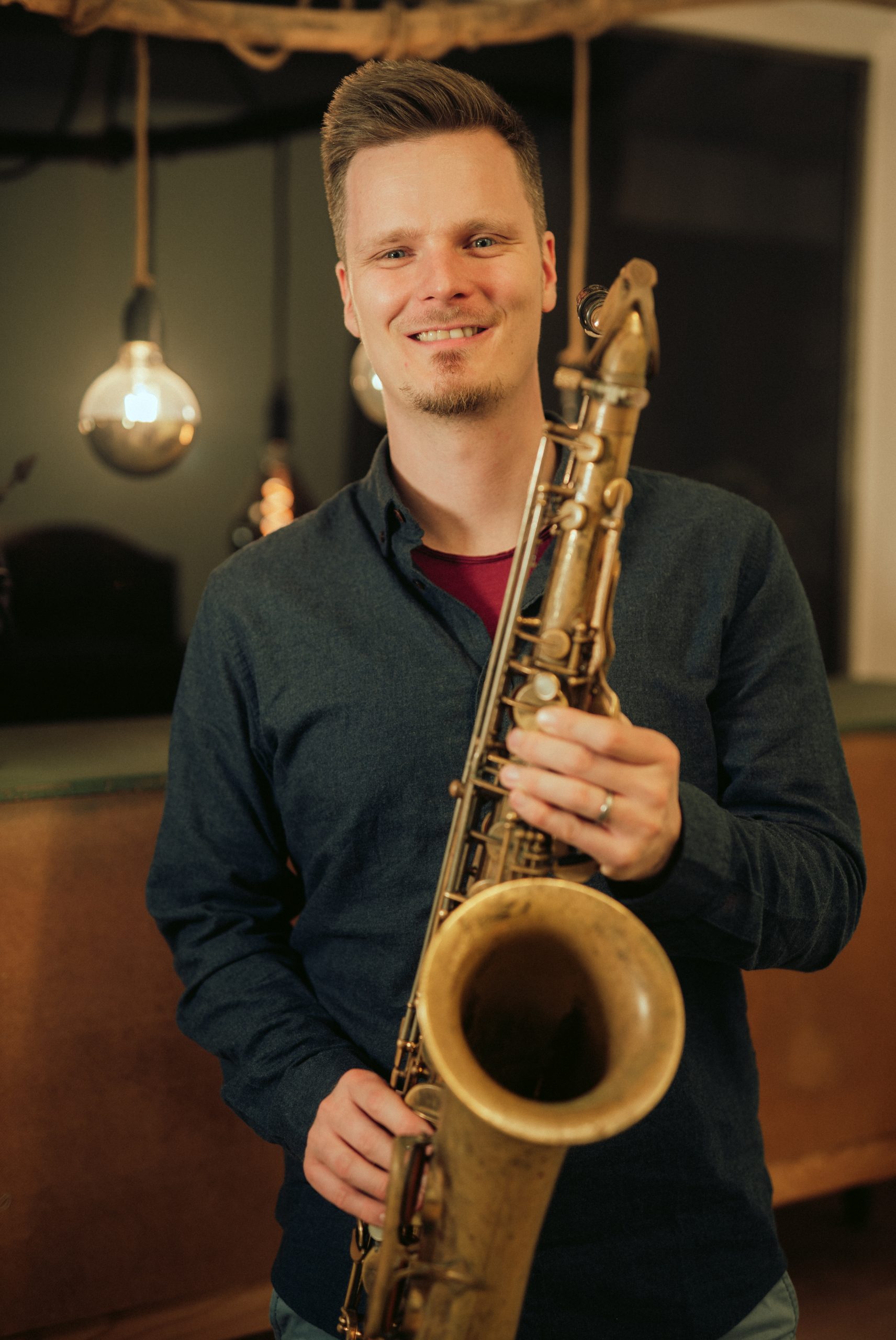 Saxophonist Paul Stoltze